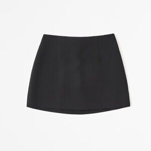 Abercrombie A&F Scarlett Mini Skort Black Medium